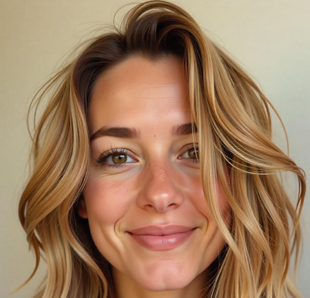 Layered Honey Blonde Bob