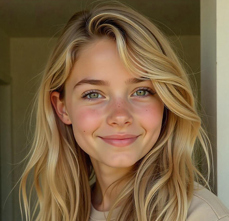 Sandy Blonde Long-Layered Mullet