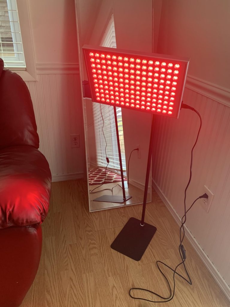 Red Light Therapy Lamp with Adjustable Stand