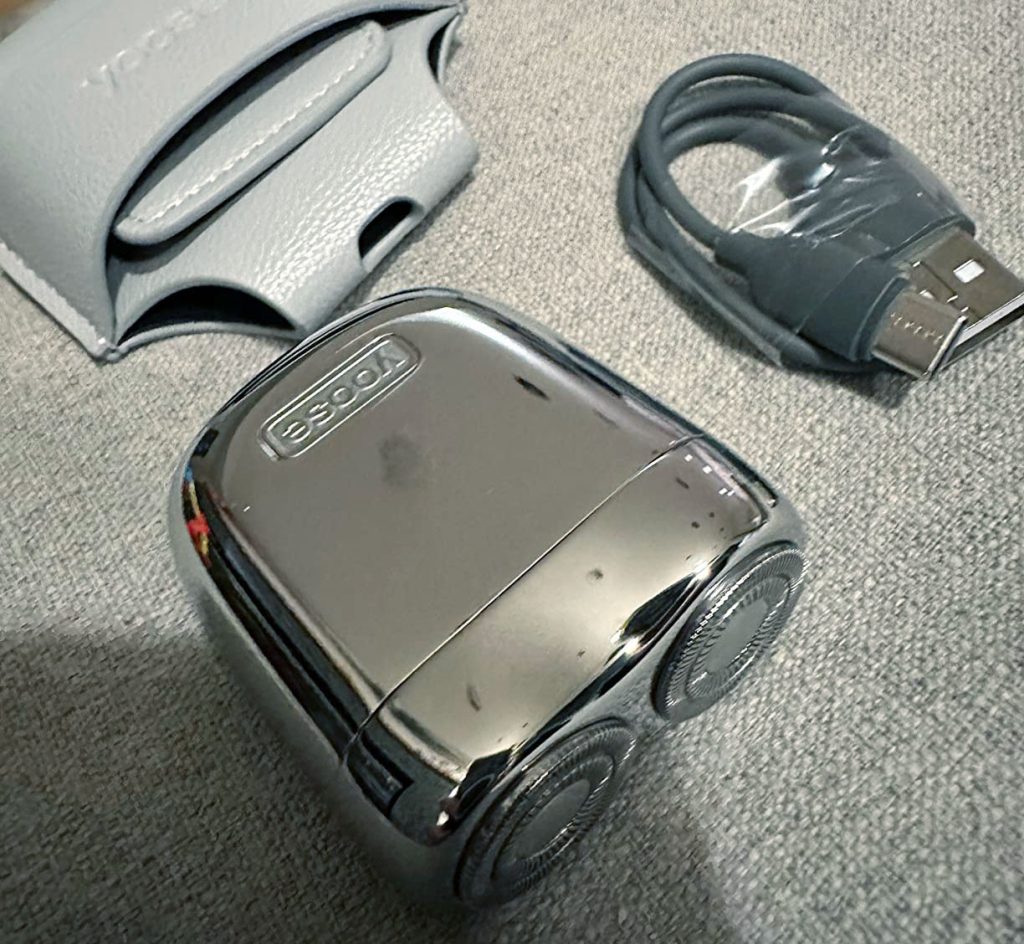 Alloy Mini Portable Cordless Travel Electric Shaver