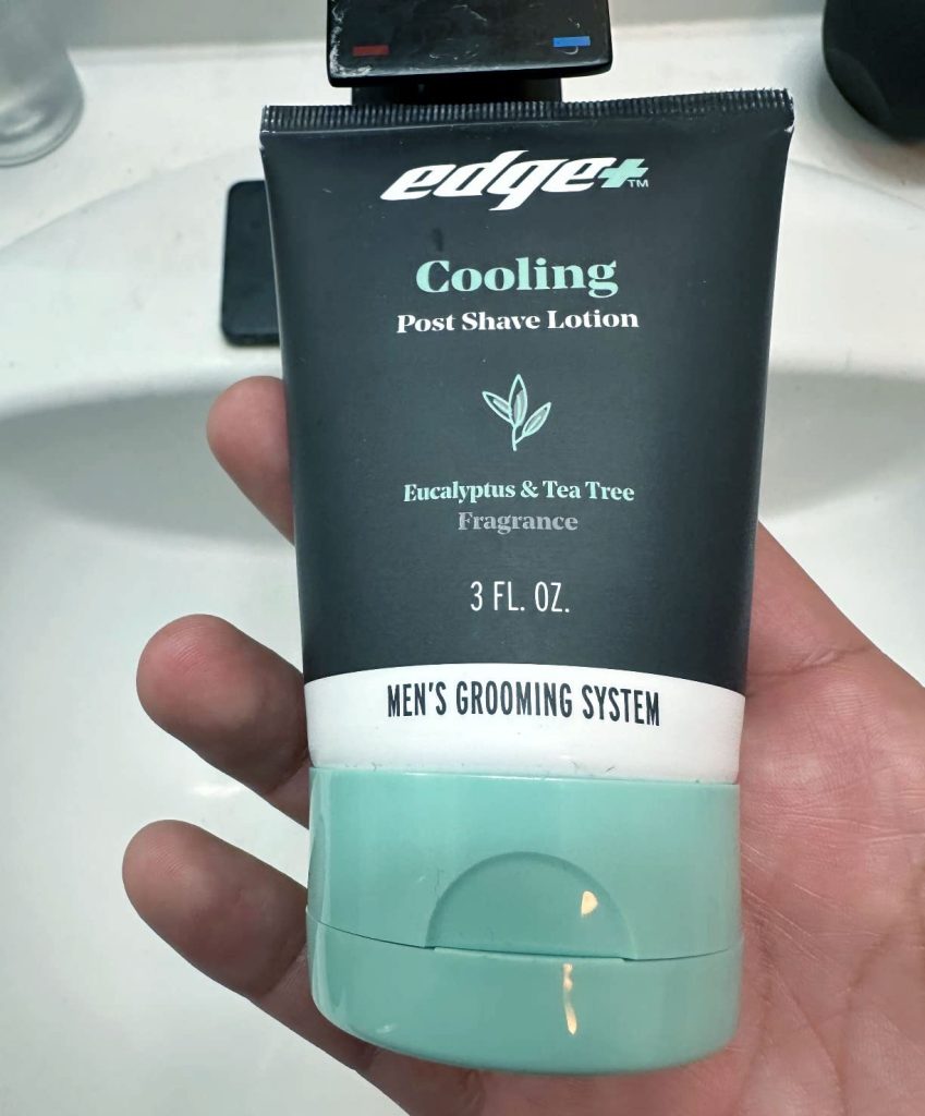 Edge+ Cooling Post Shave Lotion with Eucalyptus & Tea Tree