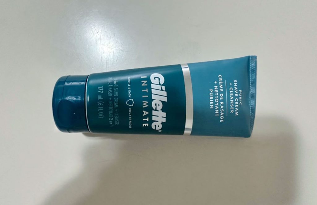 Gillette Intimate 2 in 1 Pubic Shave Cream