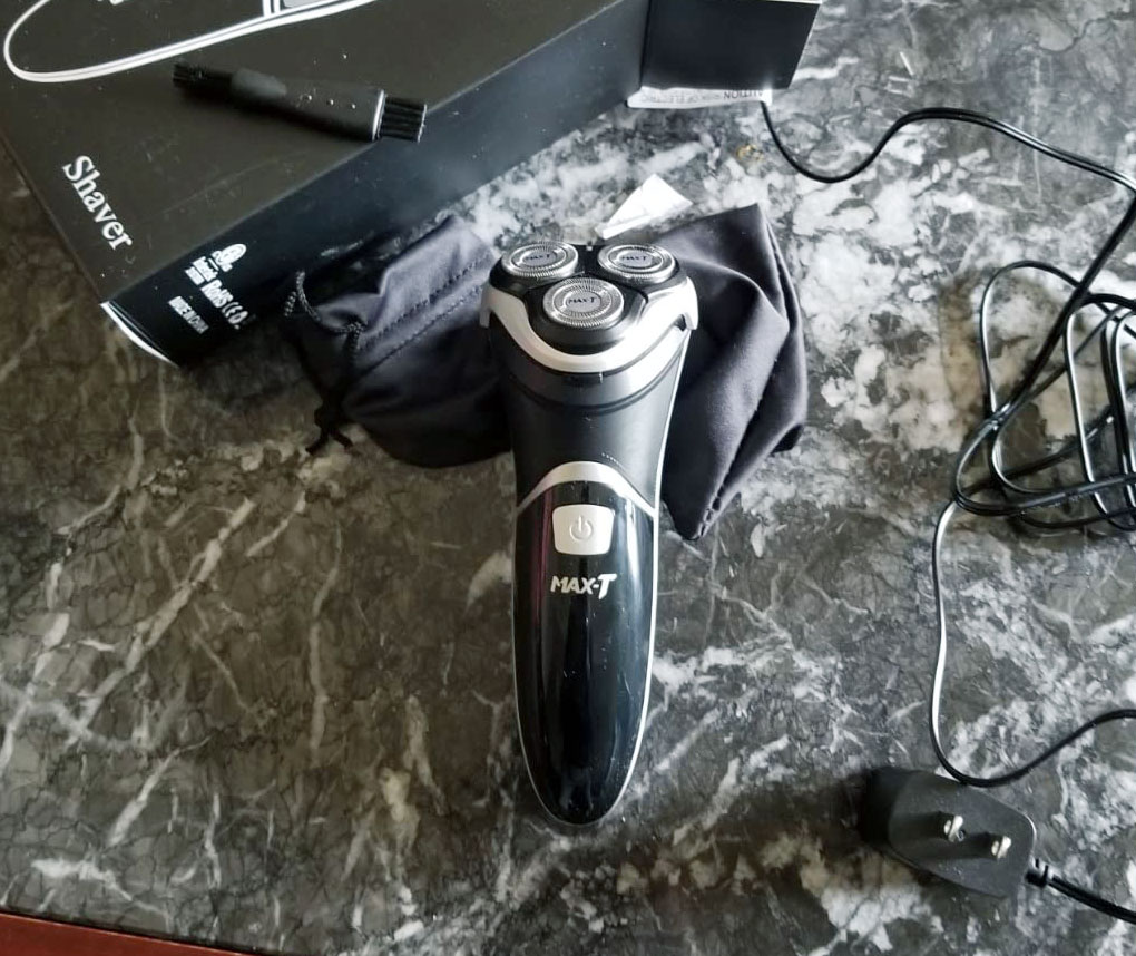MAX-T Corded and Cordless Rechargeable 3D Rotary Shaver