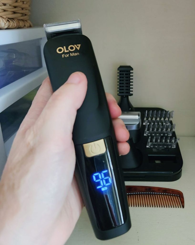 OLOV For Man Beard Trimmer, All-in-One Mens Grooming Kit