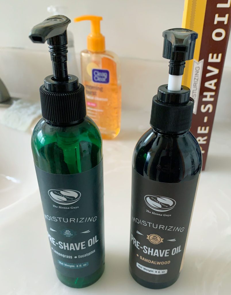 The Henna Guys Unscented Pre Shave Oil for Men