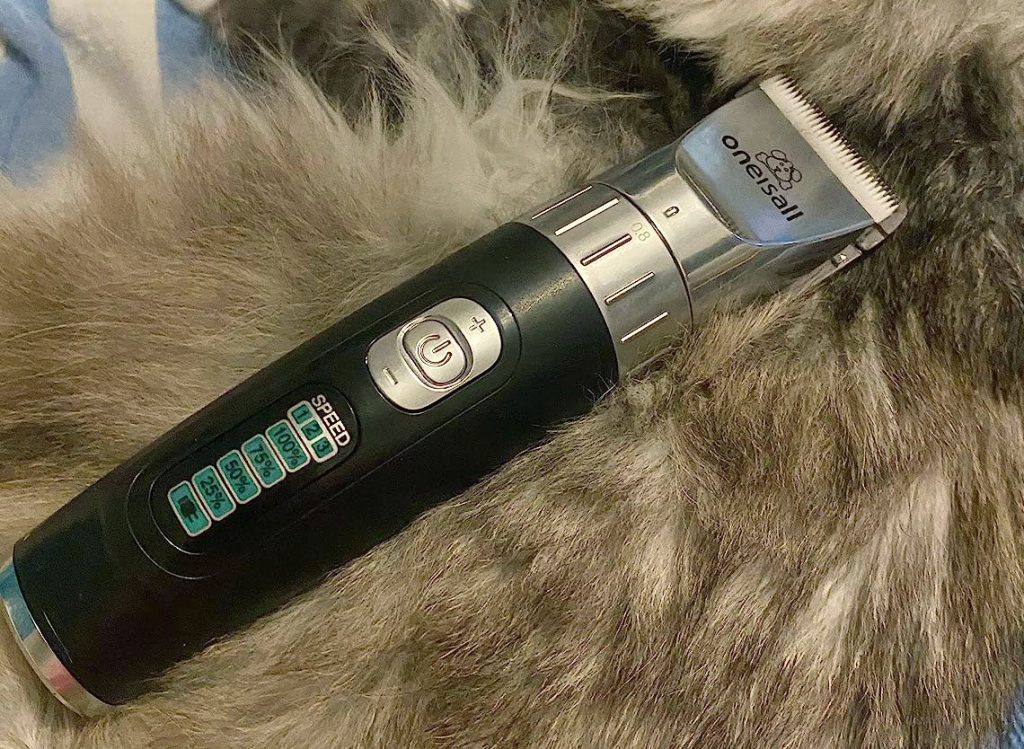 oneisall Cat Hair Trimmer,Quiet Cat Clippers for Matted Hair