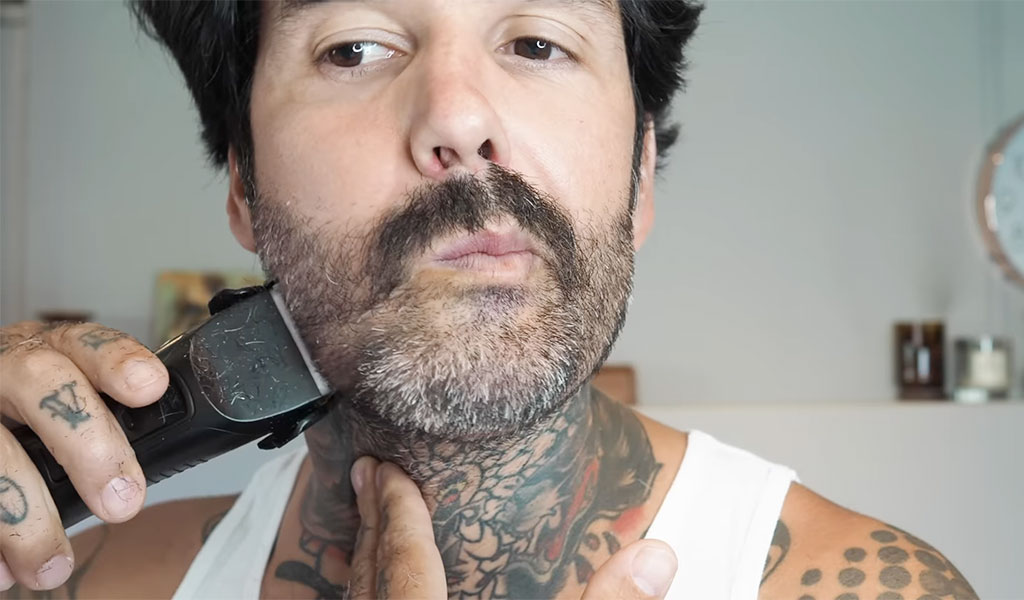 How to create the stached stubble