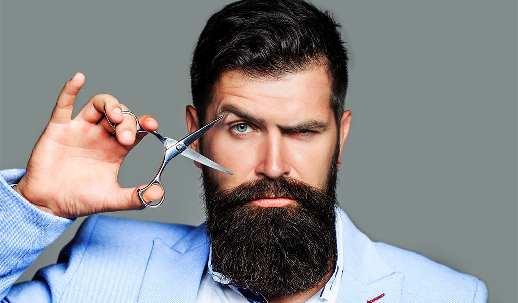 How to trim a beard