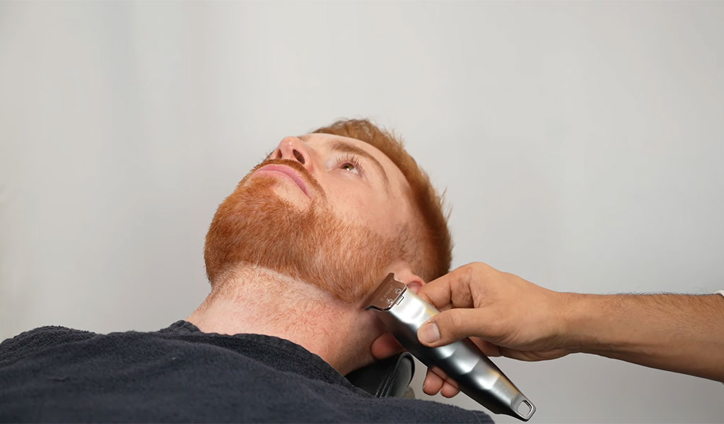 How to trim a short beard