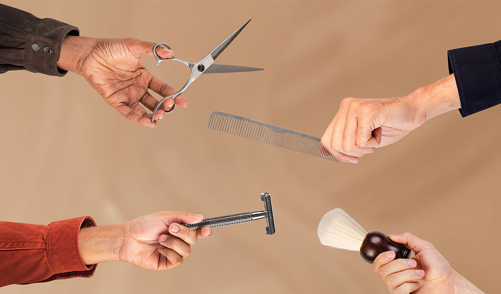 Use Sharp Scissors or Razors