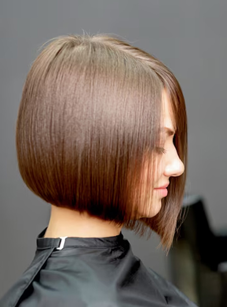 Ash Brown Contoured Bob