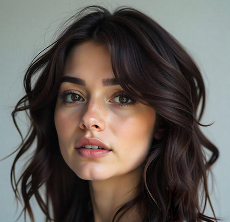 Layered Espresso Shag Mullet
