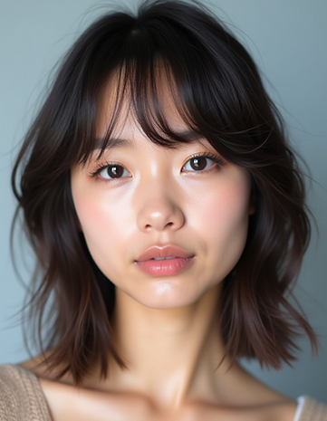  Lob With Long Framing Bangs