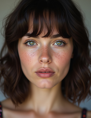 Lob With Side-Parted Bangs