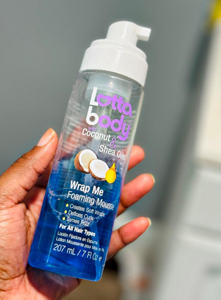 Lottabody Coconut Oil and Shea Wrap Me Foaming Curl Mousse