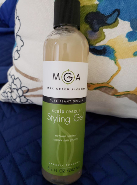 MGA Vegan Hair Styling Gel – Scalp Rescue Organic Formula (5.5 Fl Oz)