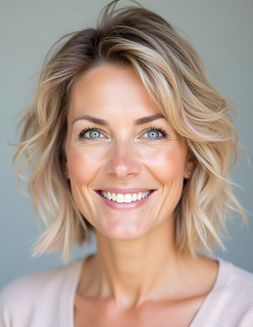 Medium-Length Shag with Highlights