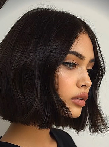 Natural Bob in Jet Black