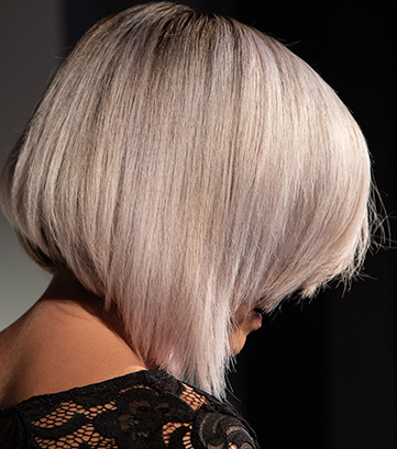  Sleek Blonde Angled Bob