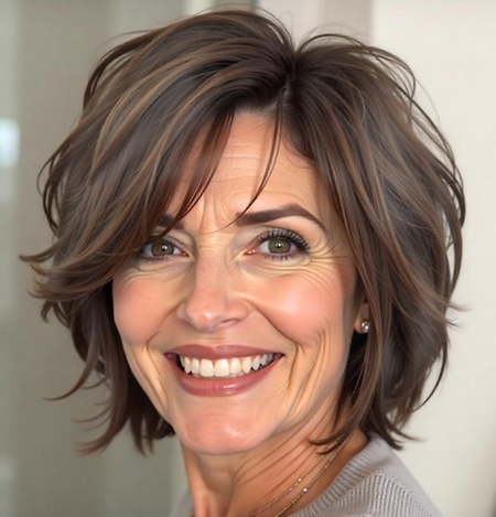 Stacked Bob Cut