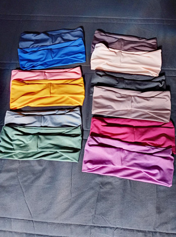 12 Pack Wide Headbands for Women