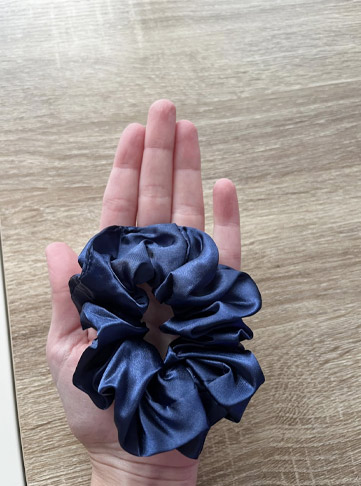 12 Pcs Satin Silk Scrunchies Hair Ties for Women and Girls