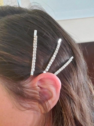 12 Pieces Rhinestone Bobby Pins for Hair Accessories