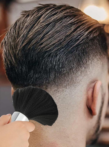 2 Pcs Neck Duster Barber Brush for Hairdresser Cleaning