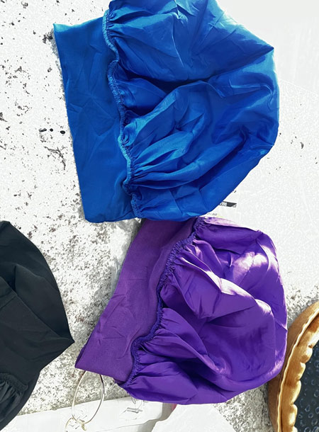 3 Pack Satin Bonnet Silk Hair Bonnets for Sleeping