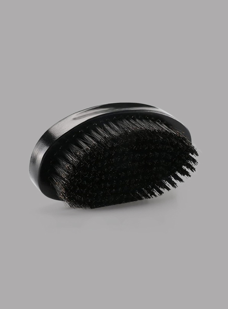 360 Curved Wave Brush for Men – Medium Hard Palm Wave Hair Brush