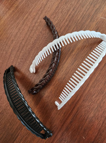 3pcs Banana Hair Clips for Women