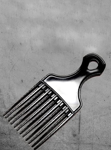 7 Black Afro Pick Lift Hair Comb