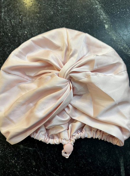 Adjustable Silk Satin Hair Bonnet for Sleeping