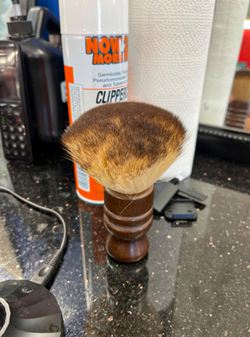 Anself Large Neck Duster Brush for Barbers