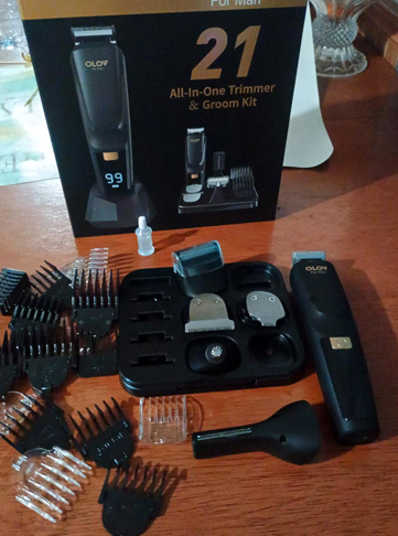 Beard Trimmer 21 Piece All-in-One Mens Grooming Kit
