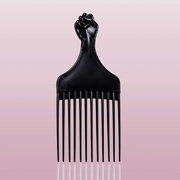 Black Soft N Style Hair Pick for Curly Hair