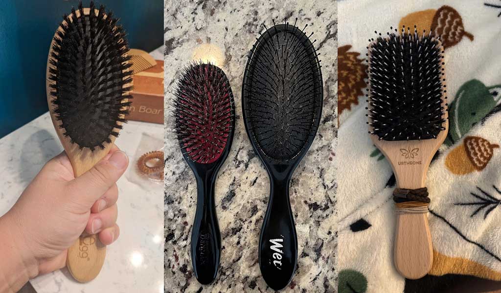 Boar Bristle Hair Brushes for Healthier, Shinier Hair