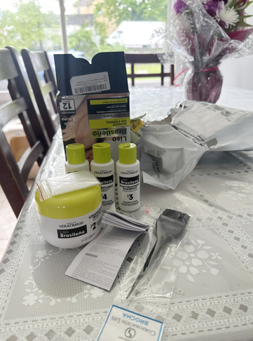 Brazilian Straightening Kit with Keratin and Hyaluronic Acid