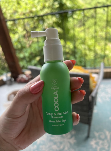 COOLA Organic Scalp Spray & Hair Sunscreen Mist with SPF 30