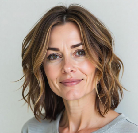 Classic Bob with Chestnut Balayage