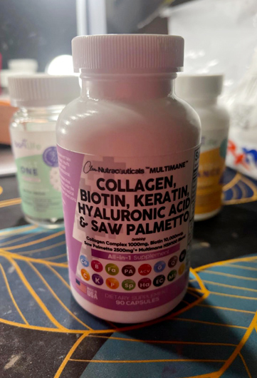 Clean Nutraceuticals Collagen Pills with Biotin and Keratin