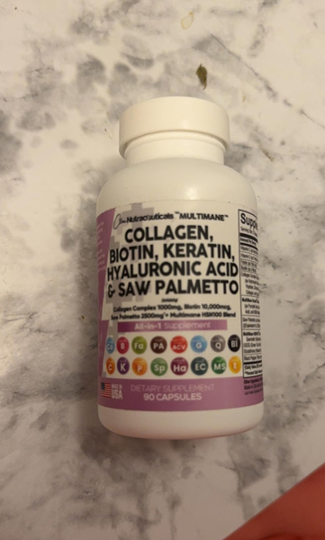 Clean Nutraceuticals Collagen Pills with Biotin and DHT Blocker