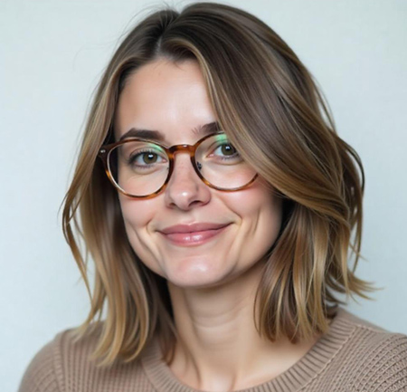 Collarbone Lob with Balayage Highlights