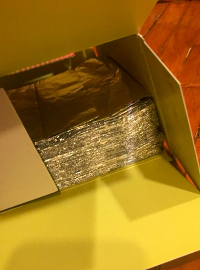 Colortrak Pink/Purple Gradient Pop-up Foil with Dispenser