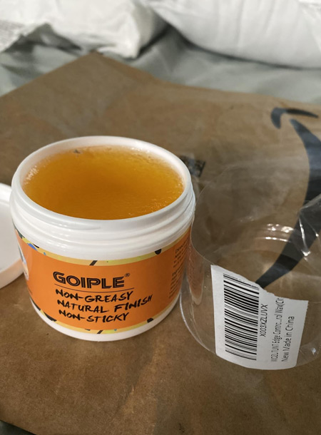 Edge Control Wax for Black Women – Strong Hold Hair Gel