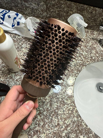 FIXBODY Round Hair Brush for Blow Drying and Styling