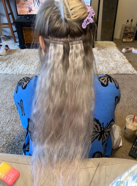 Full Shine Tape in Hair Extensions
