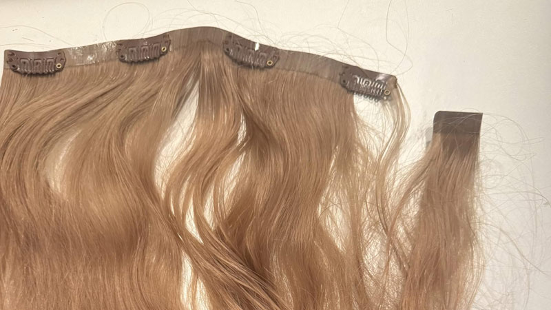 GOO GOO Clip in Hair Extensions Real Human Hair