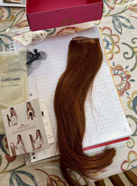 GOO GOO Wire Hair Extensions Human Hair