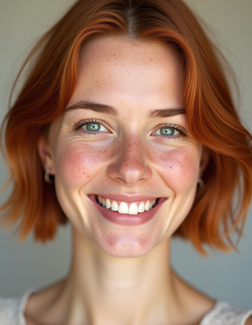Golden Auburn Bob with Tapered Ends